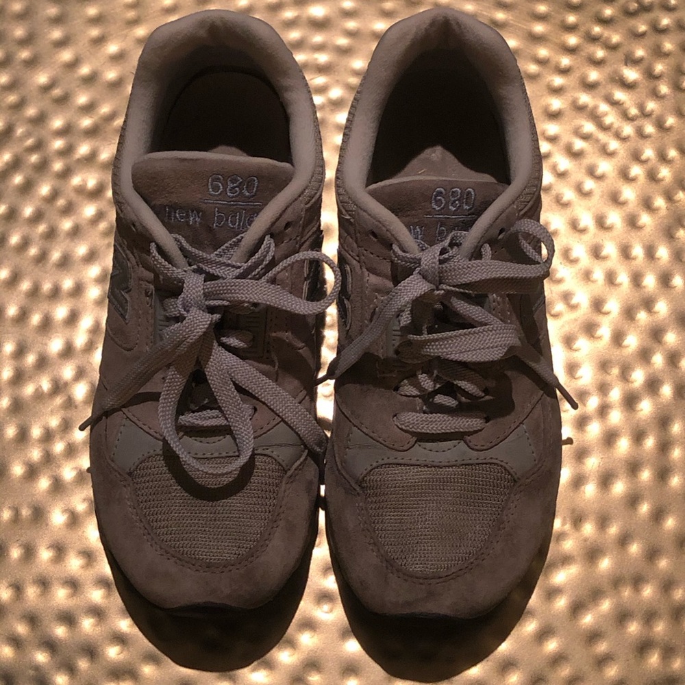New Balance Grey 680 Tennis Running Shoes